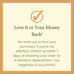 Love It or Your Money Back guarantee statement.