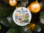 Outer Banks NC Ornament, Wild Horse Beach Trip Keepsake, Lighthouse Souvenir, OBX Vacation Gift, Personalized Year, 2025, Family Travel